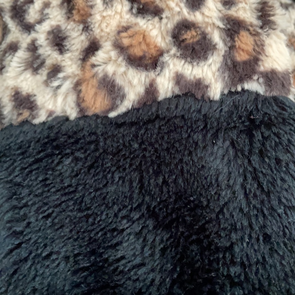 Betsey Johnson Vintage 2k Leopard Teddy Coat Robe size S - Picture 12 of 12